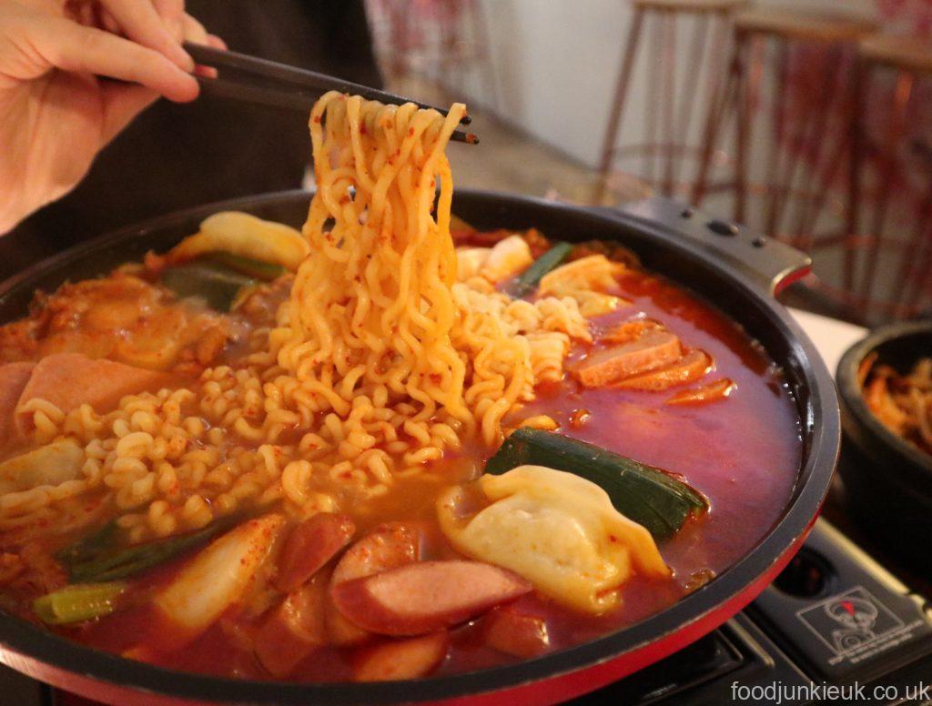 Budae-Jjigae(army stew) at Okitchen