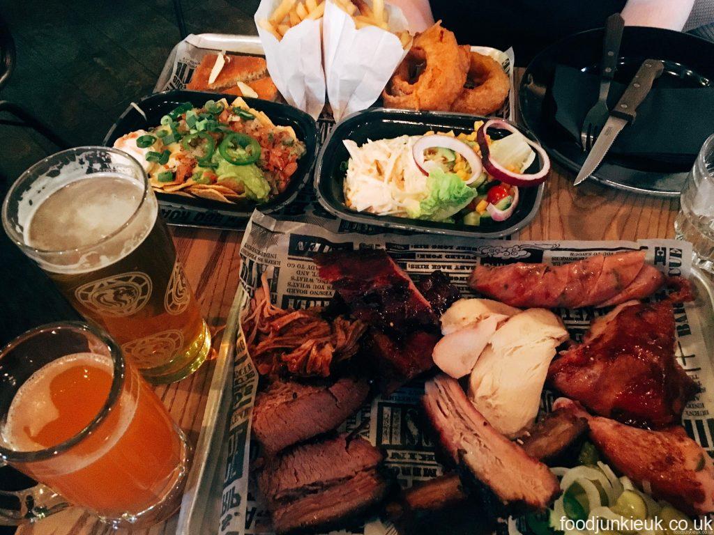 Meat lover feast - Red True's American BBQ