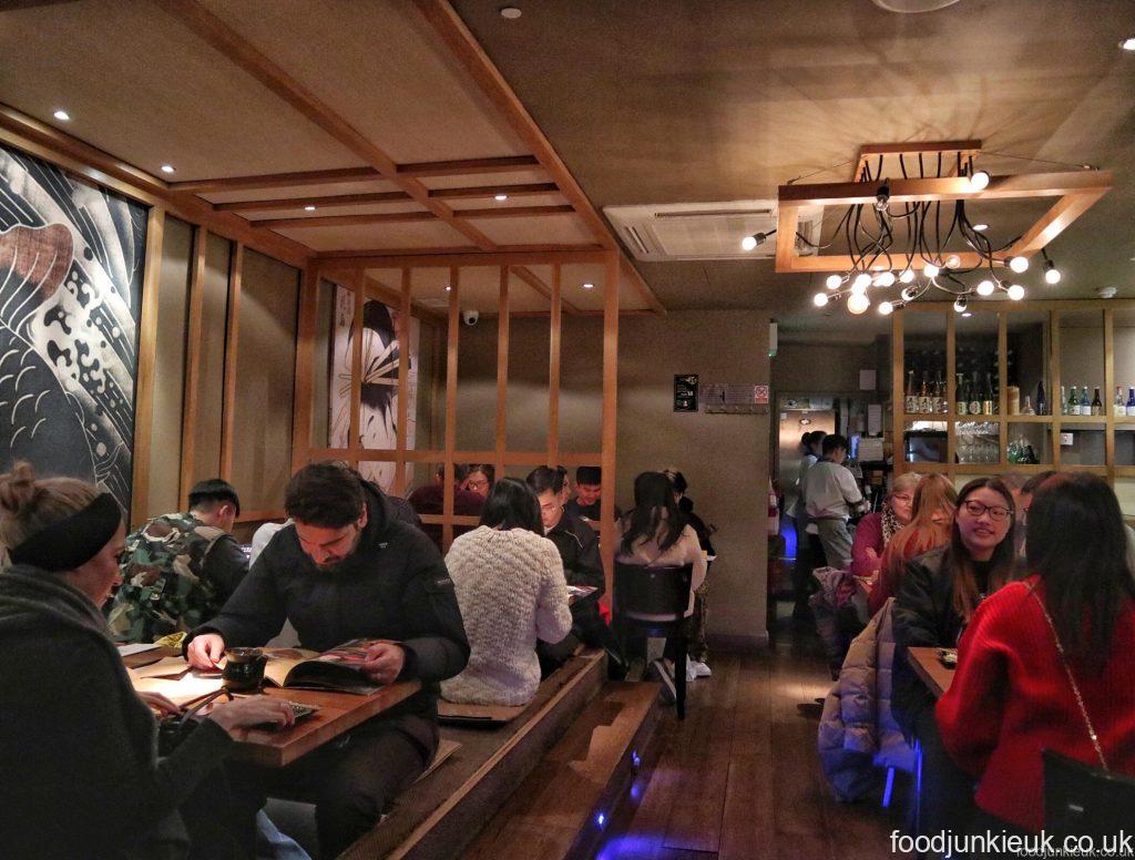 Vibrant Japanese Restaurant in Soho Dozo Food Junkie UK