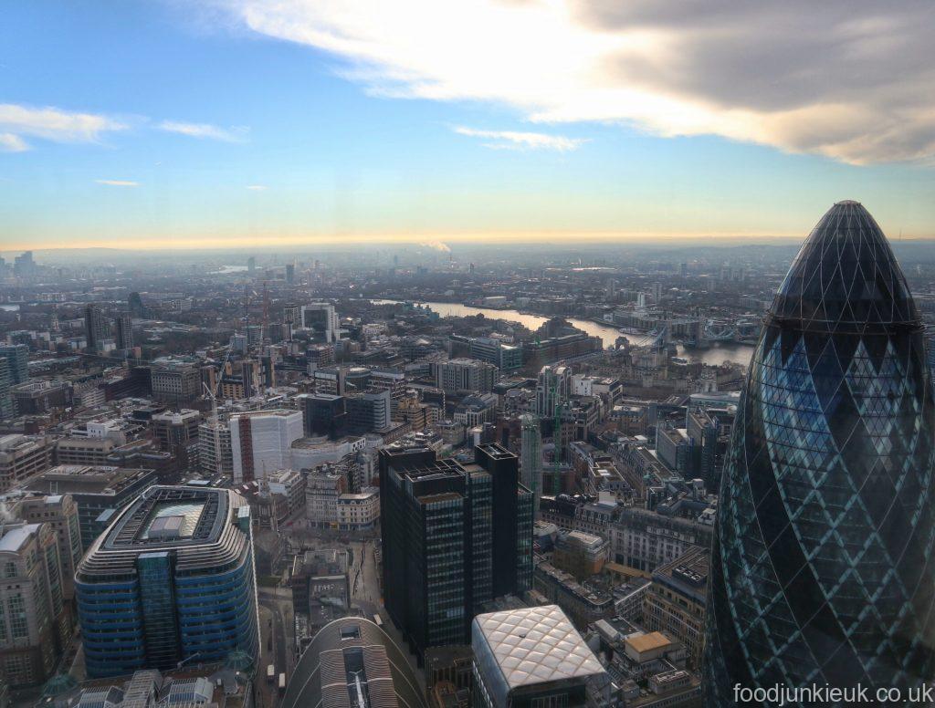 Brunch With An Amazing View in London -  Duck & Waffle