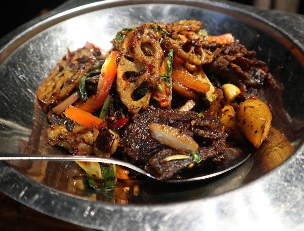 Tian Fu dry-wok special sauce beef