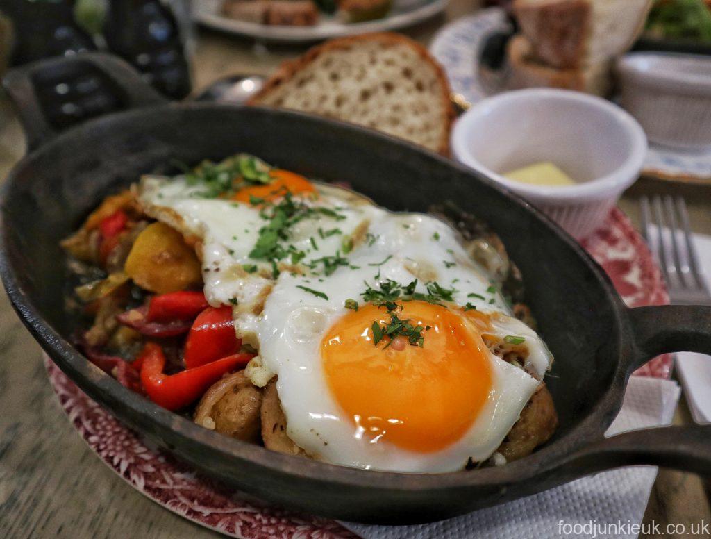 Salt Beef hash with Egg